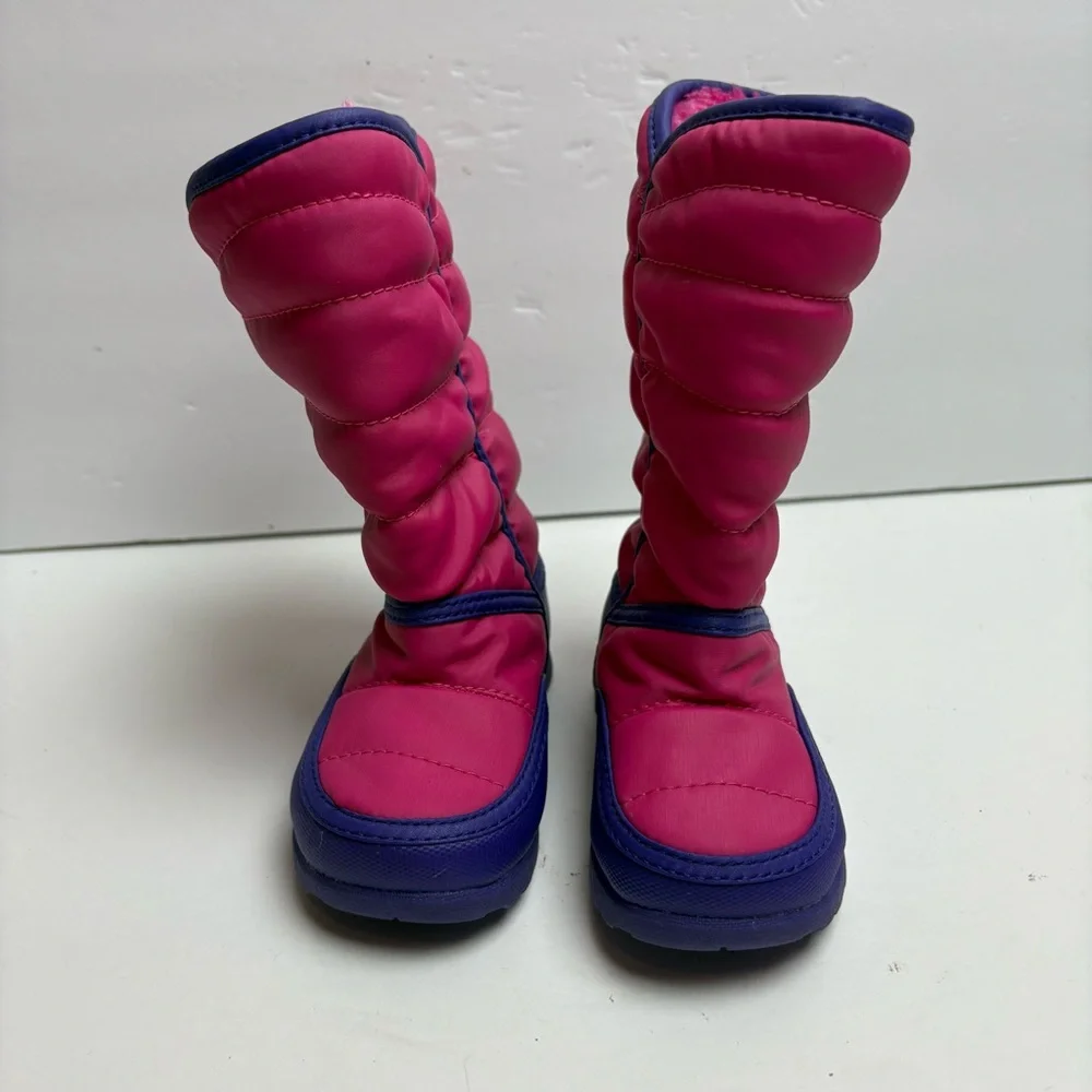 Rugged Outback Snow Boots Pink Purple Girls size 5